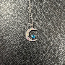 Load image into Gallery viewer, Crescent Star Necklace