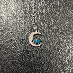 Crescent Star Necklace