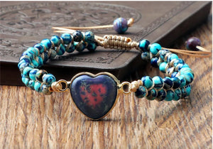 Heart Wrap Bracelet