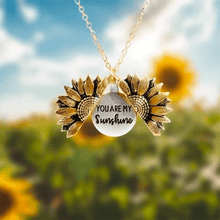 Load image into Gallery viewer, Sunshine Sunflower Necklace