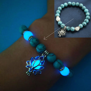 Glowing Lotus Bracelet