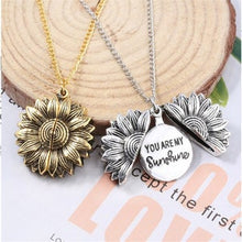 Load image into Gallery viewer, Sunshine Sunflower Necklace