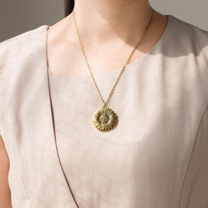 Sunshine Sunflower Necklace